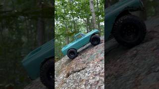 Axial scx24 Chevrolet c10 124 micro rc crawler rc rccrawler chevy truck nature axial scx24 [upl. by Encrata]