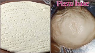 pizza baseघर पर बनाए आसान तरीके से पिज्जा बेस  Homemade pizza base [upl. by Lewan]