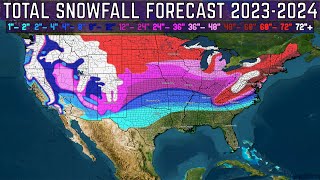 How Much Snowfall Could You See This Winter 20232024 Snowfall Outlook [upl. by Revell]