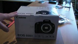 Canon EOS 600D  Rebel T3i Unboxing [upl. by Aihseket]