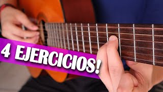 4 EJERCICIOS DIARIOS QUE UN PRINCIPIANTE EN GUITARRA DEBE PRACTICAR [upl. by Louisette]