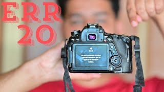 ✅ Error 20  shutter problem on Canon camera  canon 80d error 20  CANON ERROR 20 Problem Solve [upl. by Dumm648]