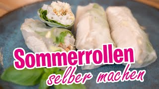 SOMMERROLLEN Hähnchen amp Sprossen für den Herbst  Einfaches TCM Rezept [upl. by Marybella124]