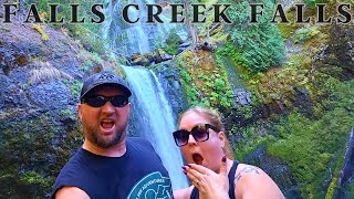 Falls Creek Falls Trail  Gifford Pinchot Forest  Washington State  Nov 2023 [upl. by Idelle]