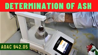 Determination of Ash Content Total MineralsA Complete Procedure AOAC 94205 [upl. by Felita920]