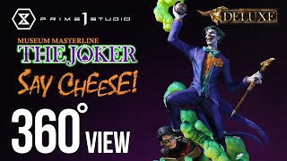 MMDC52DX THE JOKER  SAY CHEESE Deluxe Ver DC COMICS 360°View  Prime1Studio [upl. by Bela886]