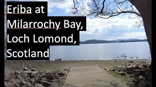 Beautiful Milarrochy Bay with the Eriba in Scotland at Loch Lomond [upl. by Eiknarf]