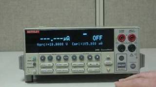 Keithley Instruments Model 2400 SourceMeter HowTo Source 10V with 10mA Compliance [upl. by Nagrom]