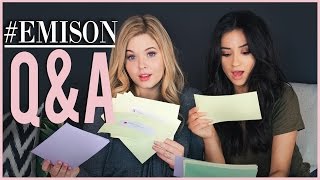 Emison QampA Pt 1 with Sasha Pieterse  Shay Talk [upl. by Zobkiw]