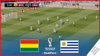 ⚽BOLIVIA vs URUGUAY  Eliminatorias Qatar 2022  Nov 16 2021  Simulación Realista [upl. by Hammer686]