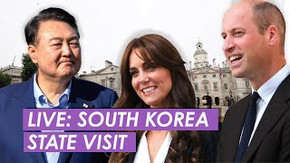 WATCH LIVE Royal Family Host South Korean President For State Visit [upl. by Alleul]