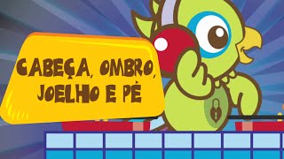 CABEÇA OMBRO JOELHO e PÉ  Música Infantil Educativa  Animazoo Oficial [upl. by Jarin]