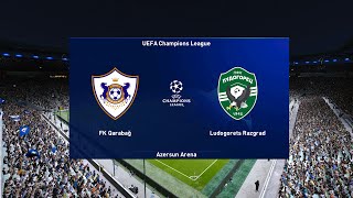 Qarabag – Ludogorets  UEFA Champions League 20242025  eFootball [upl. by Ydennek]