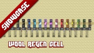 Minecraft Showcase  Wool regeneration cell [upl. by Archangel989]