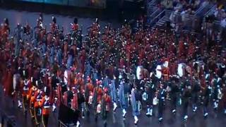 Edinburgh tattoo 2011 Massed Pipes and Drums [upl. by Rurik]