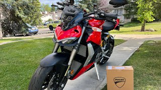 Streetfighter V2 Ducati OEM Windscreen Install Step by Step DIY [upl. by Dnalyar]