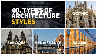 40 Types of Architecture styles [upl. by Osanna]