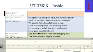 Stiltskin  Inside  Guitar Backing Track with scrolling tabs and vocals [upl. by Ynnot]