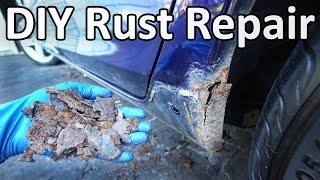 How to Repair Rust on Your Car Without Welding No Special Tools Needed [upl. by Nappie]