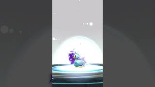 Evolving Shadow Ducklett into Swanna Pokémon Go [upl. by Aniretac]