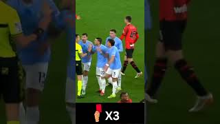 3 Red Cards in Second Half  funny funnyvideo football redcard [upl. by Pearman]