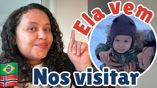 O DIA QUE ELA FINALMENTE VIRÁ NOS VISITAR  A VIDA REAL DE UMA BRASILEIRA NA NORUEGA [upl. by Eirb]