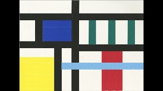 Piet MondrianInspired Masking Tape Art  Project 30 [upl. by Micky]