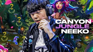 CANYON PLAYS NEEKO JUNGLE  DK VS NS GAME 1  CAEDREL [upl. by Vassar]