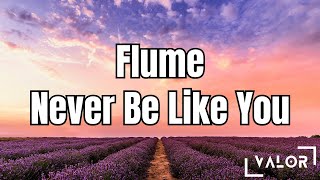 Flume  Never Be Like Youlyrics [upl. by Euqinoj123]