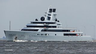 ALIBABA yacht project  very first sea trials of brand new LURSSEN superyacht in Germany  4KVideo [upl. by Iona275]