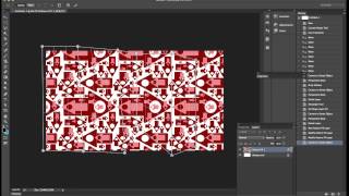 Photoshop CC  Patterns and perspective warp tutorial [upl. by Burbank36]