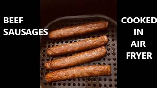 SAUSAGES COOKED IN AIR FRYER [upl. by Barret]