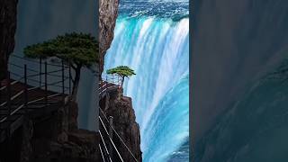 Waterfall relaxing statuswaterfall song status  500subs status waterfall shorts youtube [upl. by Eidoow534]