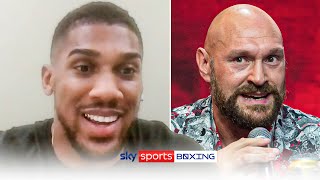 quotImagine what I WOULD DO to Fury 😤  Anthony Joshua on heavyweight rivals [upl. by Adnahsed]