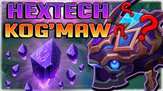 NEW GEMSTONE SKIN HEXTECH KOGMAW IS BEAUTIFUL LETHAL TEMPO KOGMAW GAMEPLAY  PBE [upl. by Suriaj]