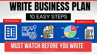 How to Write a Business Plan Step by Step in 2024 [upl. by Aelhsa]