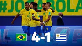 Eliminatorias  Brasil 41 Uruguay  Fecha 12 [upl. by Nele333]