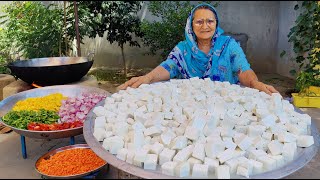 PANEER CHILLI RECIPE BY GRANNY  Indian Recipes  Quick And Easy Snacks Recipe  Paneer Recipes [upl. by Arimahs]