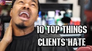 10 TOP THINGS THAT CLIENTS HATE REACTION [upl. by Atiluj]