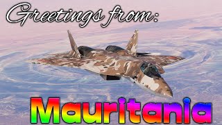 Su57 Greetings from Mauritania Eye of Sahara in MSFS2020 [upl. by Anigger958]