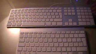 Apple Wireless Keyobard Vs Apple Numeric Keypad Keyboard [upl. by Sherborne910]