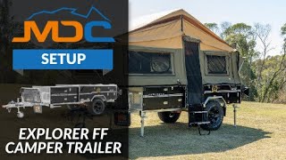 How to Setup MDC EXPLORER FF Camper Trailer [upl. by Caiaphas]