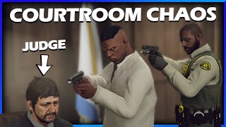 GTA RP  FAKE LAWYER ATTACKS THE JUDGE COURTROOM TROLLING [upl. by Hubble124]