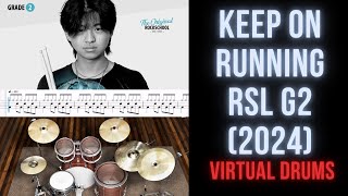 Keep On Running  Rockschool Grade 2 Drums 2024 [upl. by Yleek820]