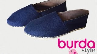 burda style DIY Box – Espadrilles zum Selbernähen [upl. by Clover]