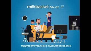 Milkbasket  Grocery in Gurgaon [upl. by Heeley961]