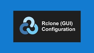 How to create rclone config file using rclone web GUI [upl. by Linnette]