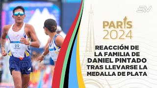 Hijo de Daniel Pintado le envía un mensaje a su padre tras ganar medalla de plata  Estadio [upl. by Zara804]