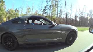 Big Turbo Ecoboost Mustang vs 50 Coyote [upl. by Olia]