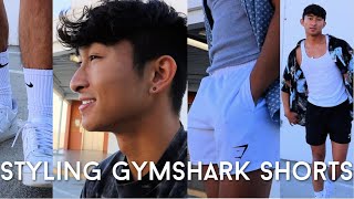 how to style gymshark 5quot inseam shorts  outfit ideas [upl. by Carlo]